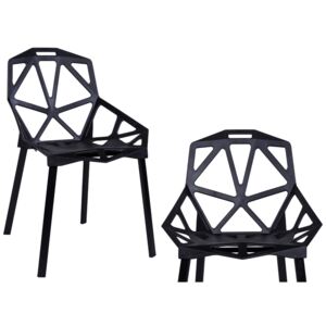 Krzesło nowoczesne VECTOR czarny