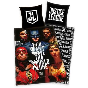 Dziecięca pościel bawełniana Justice League, 135 x 200 cm, 80 x 80 cm