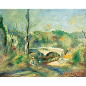 Reprodukcja Landscape with Bridge 1900, Pierre-Auguste Renoir, (80 x 60 cm)
