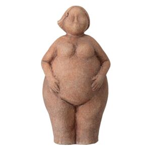 Brązowa figurka z terakoty Bloomingville Sidsel, wys. 25 cm