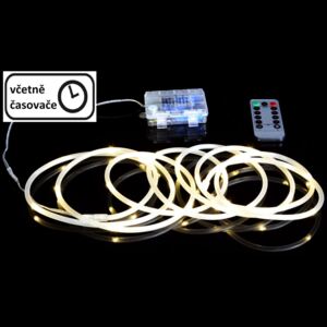 Świąteczne LED oświetlenie - kabel MINI, 5 m, ciepła biel