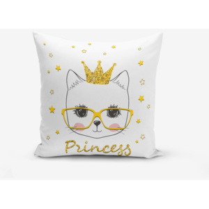 Poszewka na poduszkę z domieszką bawełny Minimalist Cushion Covers Princess Cat Modern, 45x45 cm