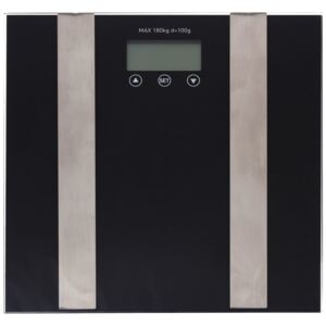 Waga elektroniczna łazienkowa, 180 kg, czarna