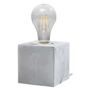 Sollux Lampa stołowa ABEL 1xE27/60W/230V beton SLX0430