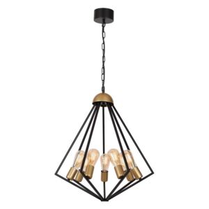 Luminex Żyrandol na łańcuchu ALI 7xE27/60W/230V LU0579