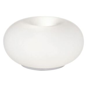 Eglo EGLO 86818 - Lampa stołowa OPTICA 2xE27/60W biały/opalone szkło EG86818