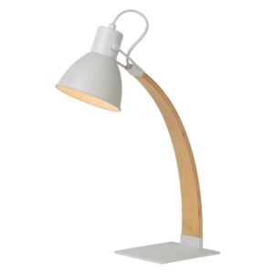 Lucide Lucide 03613/01/31 - Lampa stołowa CURF 1xE27/60W/230V biała LC0803