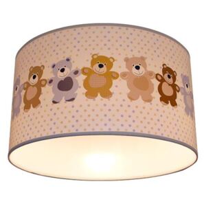Lampdar Plafon dziecięcy BEARS 2xE27/60W/230V biały SA0658