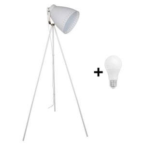 Solight Solight WA001-W - LED Lampa podłogowa MILANO 1xE27/10W/230V biały 145cm SL0104