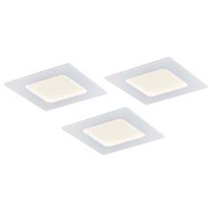 Oczka kwadratowe LED Colours Octave 210 lm IP44 białe 3 szt