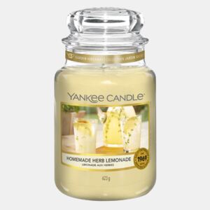 Świeczka Yankee Candle Homemade Herb Lemonade duża żółty