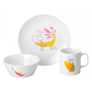 Lunasol - Serwis porcelanowy dla dzieci Fruitopia 3 szt - Kids world (450512)