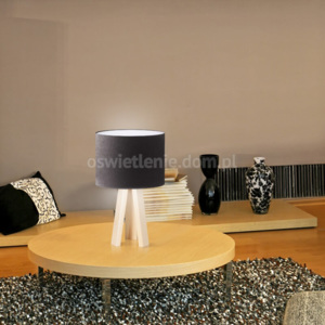 Lampa stołowa mini-trójnóg Luna Grafitowa