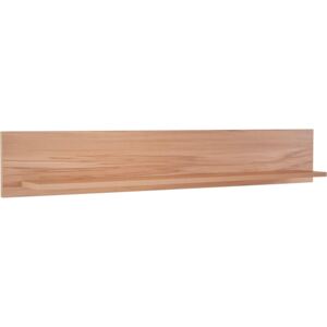 Półka ścienna w kolorze drewna bukowego 120 cm