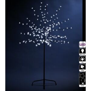 Drzewko świąteczne z oświetleniem na metalowym stojaku , 200 LED, 150 cm