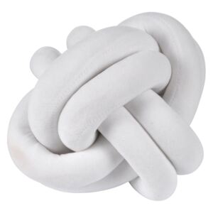 Poduszka knot dla dzieci, kolor biały Ø20 cm