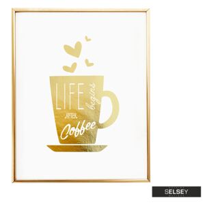 Plakat Life Begins After Coffee