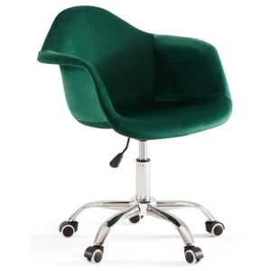 Krzesło obrotowe ART105C zielony welur