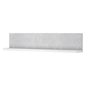 SELSEY Półka Ferido 150 cm beton Colorado