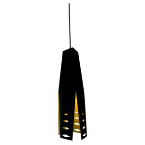 Lampa wisząca Origami Design No.2 LA044/P_black-yellow ALTAVOLA DESIGN LA044/P_black-yellow