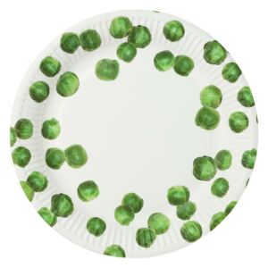 Zestaw 8 talerzy papierowych Talking Tables Sprout
