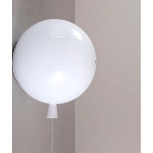 Baloon 30 - nowoczesna lampa ścienna kinkiet - balon 30cm biały