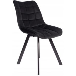 Krzesło Do Jadalni K332 Velvet Czarny