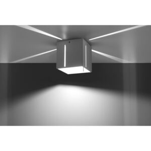 SOLLUX Nowość Plafon PIXAR Biały Lampa na Sufit Kwadrat Oświetlenie LED