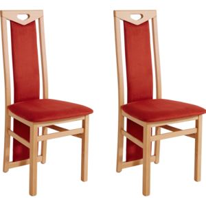 Dwa wygodne krzesła z wyjątkowymi plecami