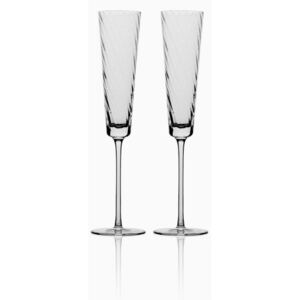 Lunasol - Kieliszki do szampana 130 ml zestaw 2 szt - Gaya Glas Premium (321722)