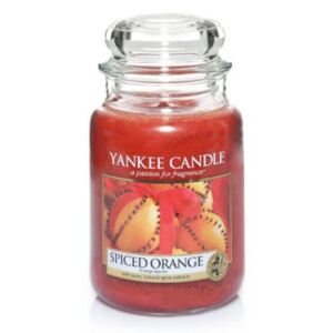 Świeca Yankee Candle Spiced Orange, duży słoik (623g)