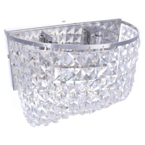 Kinkiet Carmen Azzardo styl glamour kryształ kryształ k9 przeźroczysty 5102-2W clear crystal crystal K9|30 dni na zwrot|Darmowa wysyłka od 150 zł