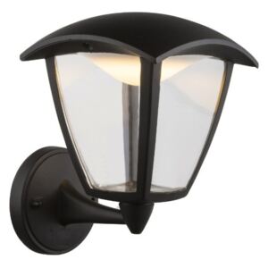 Lampa zewnętrzna ścienna LED DELIO Globo odlew aluminiowy tworzywo sztuczne czarny 31825