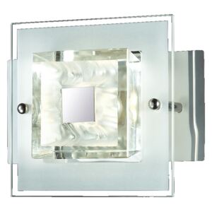 Kinkiet LED Bruna Italux styl nowoczesny metal szkło chrom W29532-1A|30 dni na zwrot|Darmowa wysyłka od 150 zł