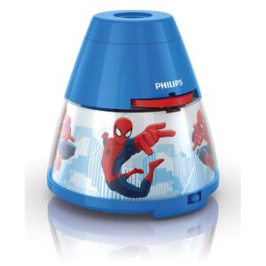 Lampka nocna LED Spiderman Philips styl dziecko tworzywo sztuczne niebieski 717694016|30 dni na zwrot|Darmowa wysyłka od 150 zł