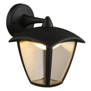 Lampa zewnętrzna ścienna LED DELIO Globo odlew aluminiowy tworzywo sztuczne czarny 31826