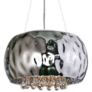 Lampa Przysufitowa Caldo Azzardo styl glamour kryształ metal chrom szkło|30 dni na zwrot|Darmowa wysyłka od 150 zł