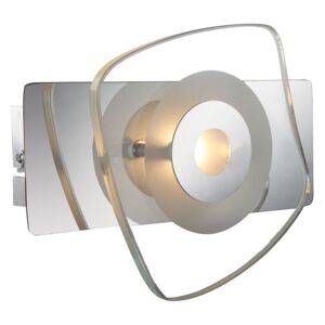 Lampa przyścienna LED Bill Italux styl nowoczesny metal szkło chrom W29385-1P|30 dni na zwrot|Darmowa wysyłka od 150 zł