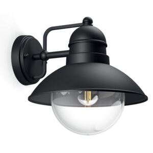 Lampa zewnętrzna ścienna Hoverfly Philips styl nowoczesny aluminium matowy czarny 915005309101