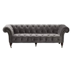 Sofa 3-osobowa DEKORIA Chesterfield Glamour Velvet, 230x94x75 cm