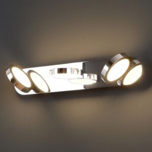 Kinkiet LED PORTO Maxlight styl nowoczesny metal szkło chrom W0181|30 dni na zwrot|Darmowa wysyłka od 150 zł