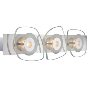 Lampa przysufitowa LED ZARIMA III Globo styl nowoczesny chrom chrom srebrny przeźroczysty 41710-3|30 dni na zwrot|Darmowa wysyłka od 150 zł|rabaty w koszyku
