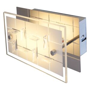 Kinkiet LED Zeltum Italux styl nowoczesny stal szkło|30 dni na zwrot|Darmowa wysyłka od 150 zł