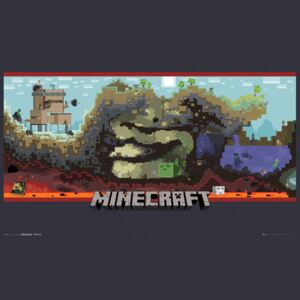 Plakat, Obraz Minecraft - underground, (91,5 x 61 cm)