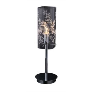 Lampka nocna Yasmin Italux styl nowoczesny szkło metal chrom MTM1823/1 SG|30 dni na zwrot|Darmowa wysyłka od 150 zł