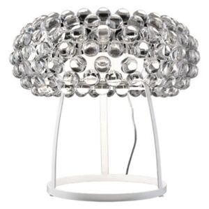 Lampka Stołowa Acrylio Azzardo styl glamour kryształ metal akryl szkło przeźroczysty biały MA026M|30 dni na zwrot|Darmowa wysyłka od 150 zł