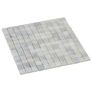 Mozaika marmurowa Afyon Colours 27,6 x 27,6 cm biała