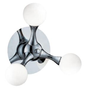 Kinkiet Neurono Azzardo styl nowoczesny metal szkło chrom biały MB 6199-3 chrome/white metal glass|30 dni na zwrot|Darmowa wysyłka od 150 zł