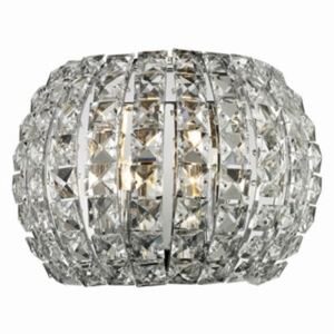 Kinkiet Sophia Azzardo styl glamour kryształ metal kryształ chrom przeźroczysty 5024-2W crystal/metal chrome|30 dni na zwrot|Darmowa wysyłka od 150 zł