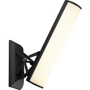 Lampa zewnętrzna ścienna LED OSKARI Globo odlew aluminiowy tworzywo sztuczne czarny biały 34185|30 dni na zwrot|Darmowa wysyłka od 150 zł|rabaty w koszyku